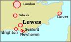 Lewes Area Map